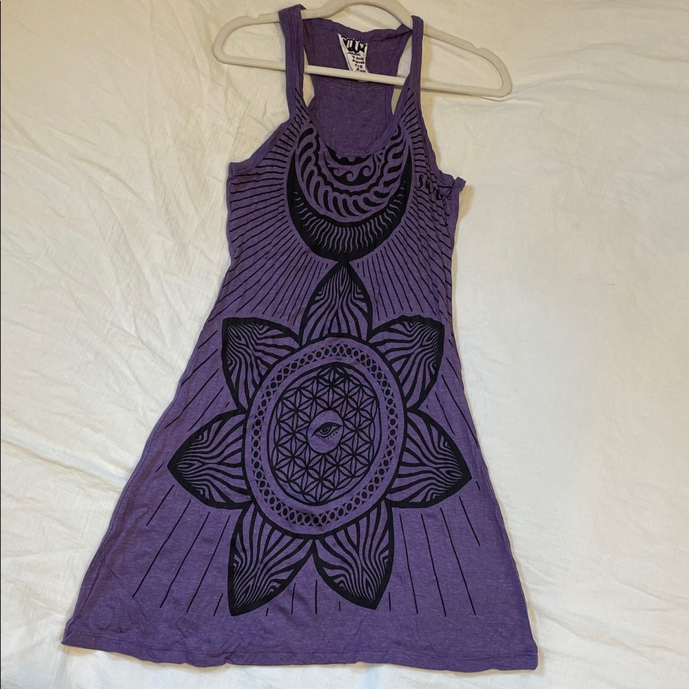 Adorable crinkle cotton just above knee dress